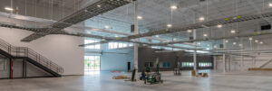 Warehouse/industrial space in the new VEGA Americas headquarters.