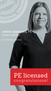 Andrea Appleyard PE license