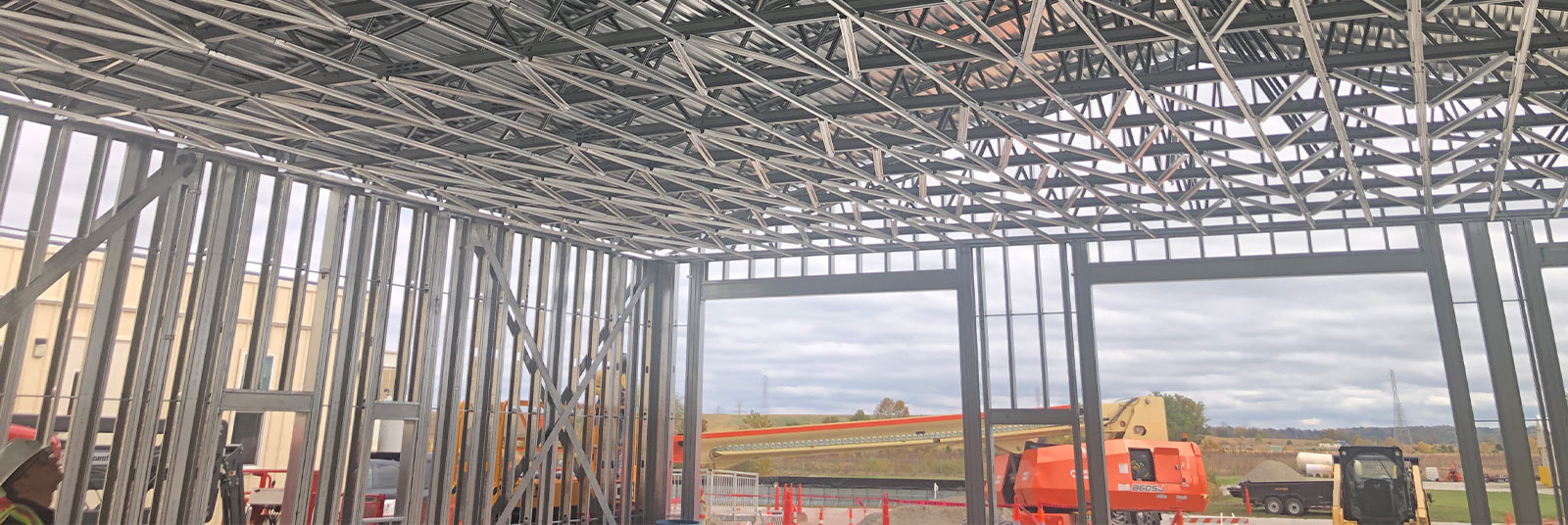The steel structure at Department of Energy Fernald.
